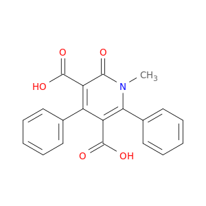 3,5-Pyridinedicarboxylic acid, 1,2-dihydro-1-methyl-2-oxo-4,6-diphenyl-