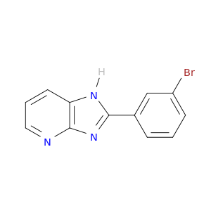 2-(3-Bromophenyl)-1H-imidazo(4,5-b)pyridine