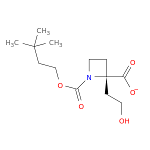 1,2-Azetidinedicarboxylic acid, 2-(2-hydroxyethyl)-, 1-(1,1-dimethylethyl)2-ethyl ester, (2S)-