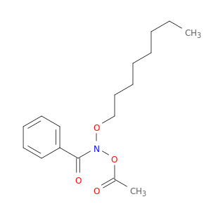 Acetic acid,benzoyl(octyloxy)azanyl ester