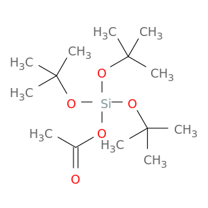 硅烷醇,1,1,1-三(1,1-二甲基乙氧基)-,1-乙酸盐