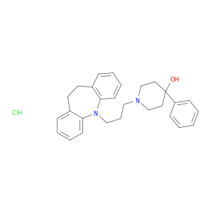 4-Piperidinol,1-[3-(10,11-dihydro-5H-dibenz[b,f]azepin-5-yl)propyl]-4-phenyl-, hydrochloride(1:1)