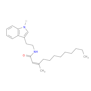 2-Dodecenamide, N-[2-(1H-indol-3-yl)ethyl]-3-methyl-, (2Z)-