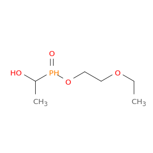 Phosphinic acid, (1-hydroxyethyl)-, 2-ethoxyethyl ester