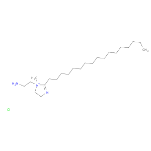 1H-咪唑鎓,1-(2-氨基乙基)-2-庚二酯-4,5-二氢-1-甲基-,氯化物(1：1)