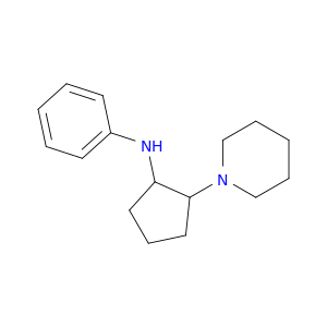 N-(2-(哌啶-1-基)环戊基)苯胺