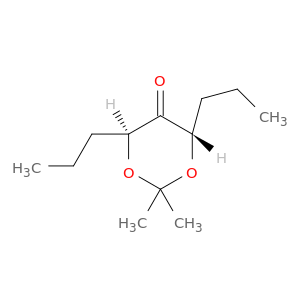 1,3-Dioxan-5-one, 2,2-dimethyl-4,6-dipropyl-, (4S,6S)-
