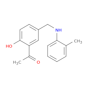 Ethanone, 1-[2-hydroxy-5-[[(2-methylphenyl)amino]methyl]phenyl]-