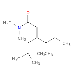 2-Hexenamide, N,N,5,5-tetramethyl-3-(1-methylpropyl)-, (2E)-