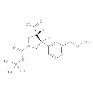 Rel-1-(1,1-二甲基乙基)(3R,4S)-4-[3-(甲氧基甲基)苯基]-1,3-吡咯烷二羧酸盐