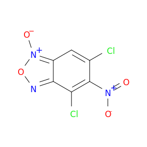 2,1,3-Benzoxadiazole, 4,6-dichloro-5-nitro-, 1-oxide