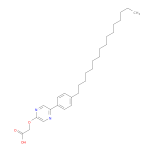 Acetic acid, [[5-(4-hexadecylphenyl)pyrazinyl]oxy]-