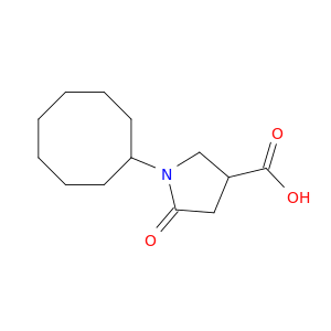 3-Pyrrolidinecarboxylic acid, 1-cyclooctyl-5-oxo-
