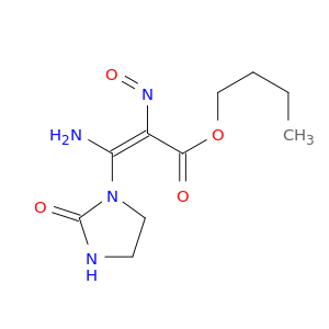 BUTYL (E)-3-AMINO-2-NITROSO-3-(2-OXOIMIDAZOLIDIN-1-YL)PROP-2-ENOATE