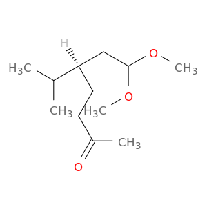2-Heptanone, 7,7-dimethoxy-5-(1-methylethyl)-, (R)-