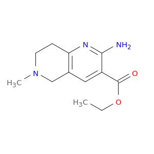 Ethyl 2-amino-6-methyl-5,6,7,8-tetrahydro-1,6-naphthyridine-3-carboxylate
