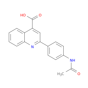 4-Quinolinecarboxylicacid, 2-[4-(acetylamino)phenyl]-