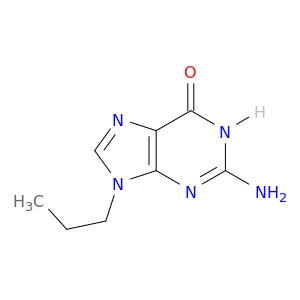 6H-Purin-6-one,2-amino-1,9-dihydro-9-propyl-