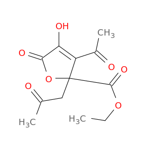 3-乙酰-2,5-二氢-4-羟基-5-氧代-2-(2-氧丙基)-2-呋喃羧酸甲酯