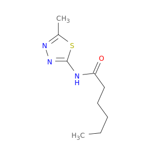 Hexanamide, N-(5-methyl-1,3,4-thiadiazol-2-yl)-