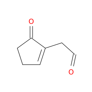 1-Cyclopentene-1-acetaldehyde, 5-oxo-