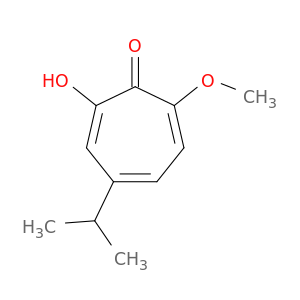 2,4,6-Cycloheptatrien-1-one, 2-hydroxy-7-methoxy-4-(1-methylethyl)-