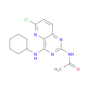 Acetamide, N-[6-chloro-4-(cyclohexylamino)pyrido[3,2-d]pyrimidin-2-yl]-