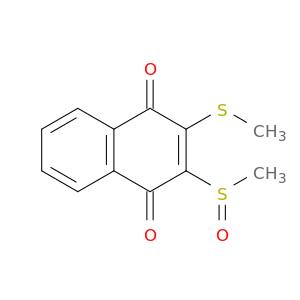 1,4-Naphthalenedione, 2-(methylsulfinyl)-3-(methylthio)-