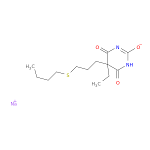 SODIUM 5-(3-BUTYLSULFANYLPROPYL)-5-ETHYL-4,6-DIOXO-1H-PYRIMIDIN-2-OLATE