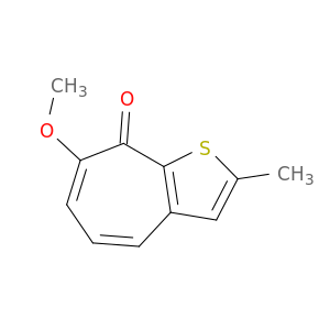 8H-Cyclohepta[b]thiophen-8-one, 7-methoxy-2-methyl-