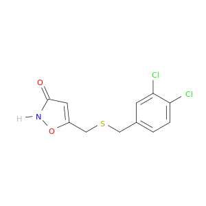 3(2H)-Isoxazolone, 5-[[[(3,4-dichlorophenyl)methyl]thio]methyl]-