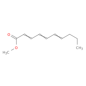 2,4,6-Decatrienoic acid, methyl ester