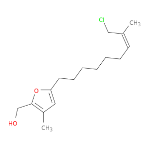2-Furanmethanol, 5-[(7Z)-9-chloro-8-methyl-7-nonenyl]-3-methyl-