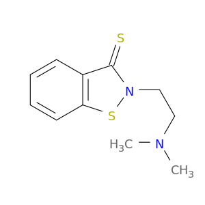 1,2-Benzisothiazole-3(2H)-thione, 2-[2-(dimethylamino)ethyl]-