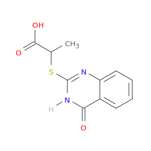 2-((4-Oxo-1,4-dihydroquinazolin-2-yl)thio)propanoic acid