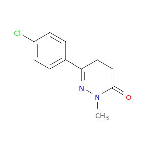 3(2H)-Pyridazinone, 6-(4-chlorophenyl)-4,5-dihydro-2-methyl-