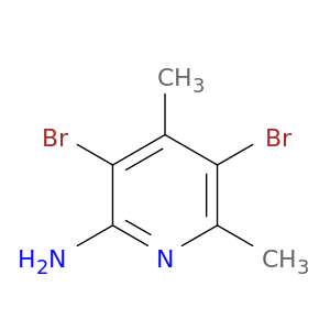 2-氨基-3,5-二溴-4,6-二甲基吡啶