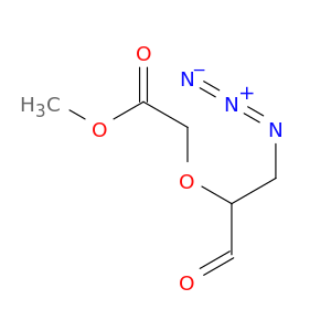 Acetic acid, (2-azido-1-formylethoxy)-, methyl ester
