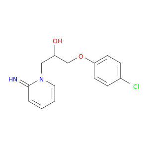 1-(4-chlorophenoxy)-3-[(2e)-2-iminopyridin-1(2h)-yl]propan-2-ol