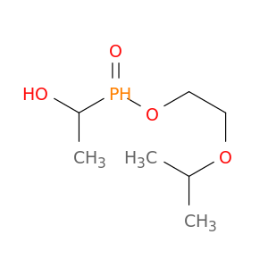Phosphinic acid, (1-hydroxyethyl)-, 2-(1-methylethoxy)ethyl ester