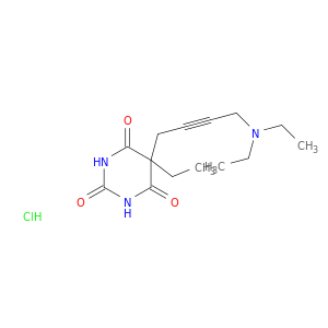 DIETHYL-[4-(5-ETHYL-2,4,6-TRIOXO-1,3-DIAZINAN-5-YL)BUT-2-YNYL]AZANIUM CHLORIDE