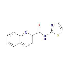 2-Quinolinecarboxamide, N-2-thiazolyl-