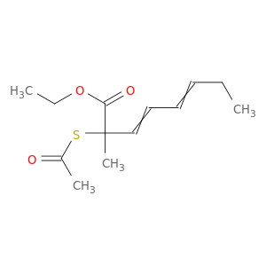 3,5-Octadienoic acid, 2-(acetylthio)-2-methyl-, ethyl ester