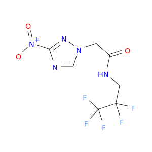 1H-1,2,4-Triazole-1-acetamide, 3-nitro-N-(2,2,3,3,3-pentafluoropropyl)-