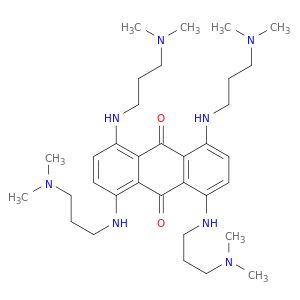 1,4,5,8-tetrakis{[3-(dimethylamino)propyl]amino}-9,10-anthraquinone