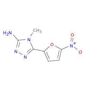 4H-1,2,4-Triazol-3-amine,4-methyl-5-(5-nitro-2-furanyl)-