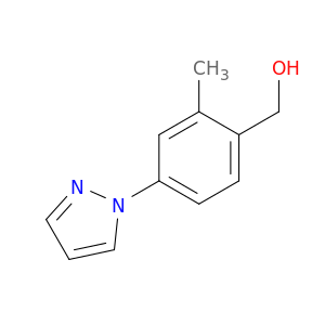 [2-Methyl-4-(1H-pyrazol-1-yl)phenyl]methanol
