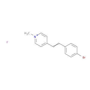 Pyridinium, 4-[2-(4-bromophenyl)ethenyl]-1-methyl-, iodide
