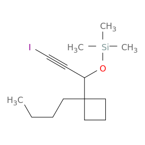 Silane, [[1-(1-butylcyclobutyl)-3-iodo-2-propynyl]oxy]trimethyl-