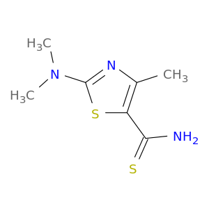 5-Thiazolecarbothioamide, 2-(dimethylamino)-4-methyl-